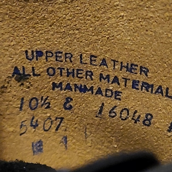 HH Double H Men's Tanker Belted Military Combat Leather Boots Size 10.5 E Wide - Picture 9 of 9